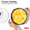 imageOXO Good Grips 1QT and 2QT Saucepan Pot Set with Lids 3Layered German Engineered Nonstick Coating Stainless Steel Handles with Nonslip Silicone Black6QT Stockpot with Lid
