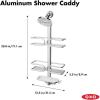imageOXO Good Grips 3Tier Aluminum Shower CaddyAluminum Shower Caddy