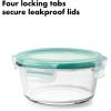 imageOXO Good Grips 8 Piece Smart Seal Airtight Glass Round Container Set
