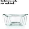 imageOXO Good Grips 8 Piece Smart Seal Airtight Glass Round Container Set