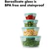 imageOXO Good Grips 8 Piece Smart Seal Airtight Glass Round Container Set