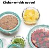 imageOXO Good Grips 8 Piece Smart Seal Airtight Glass Round Container Set