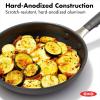 imageOXO Good Grips 8quot 10quot and 12quot Frying Pan Skillet Set 3Layered German Engineered Nonstick Coating Stainless Steel Handle with Nonslip Silicone Black8 10 and 12 3 Piece Frying Pan Skillet Set