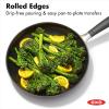 imageOXO Good Grips 8quot 10quot and 12quot Frying Pan Skillet Set 3Layered German Engineered Nonstick Coating Stainless Steel Handle with Nonslip Silicone Black8 10 and 12 3 Piece Frying Pan Skillet Set