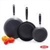 imageOXO Good Grips 8quot 10quot and 12quot Frying Pan Skillet Set 3Layered German Engineered Nonstick Coating Stainless Steel Handle with Nonslip Silicone Black8 10 and 12 3 Piece Frying Pan Skillet Set