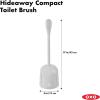 imageOXO Good Grips Compact Toilet Brush ampamp Canister  GrayGray