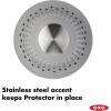 imageOXO Good Grips Silicone Shower ampamp Tub Drain Protector Hair Drain CatcherShower and Tub Drain Protector