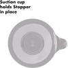 imageOXO Good Grips SiliconeStainless Steel Tub Stopper Greyplug stopper