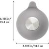 imageOXO Good Grips SiliconeStainless Steel Tub Stopper Greyplug stopper