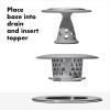 imageOXO Good Grips Stainless Steel Hair Catch Drain Protector
