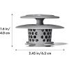 imageOXO Good Grips Stainless Steel Hair Catch Drain Protector