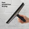 imageOXO Good Grips Stainless Steel Squeegee  AllPurpose for Bathroom Glass Shower Doors Mirrors Tiles Countertops and Car Windows  Streak FreeSqueegee