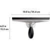 imageOXO Good Grips Stainless Steel Squeegee  AllPurpose for Bathroom Glass Shower Doors Mirrors Tiles Countertops and Car Windows  Streak FreeSqueegee