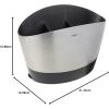 imageOXO Good Grips Stainless Steel Utensil Holder 84quot x 475quot x 625quotHolder