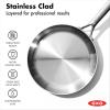 imageOXO Mira TriPly Stainless Steel 12quot Frying Pan Skillet Induction Multi Clad Dishwasher and Metal Utensil Safe10 Frying Pan Skillet