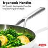 imageOXO Mira TriPly Stainless Steel 12quot Frying Pan Skillet Induction Multi Clad Dishwasher and Metal Utensil Safe10 Frying Pan Skillet