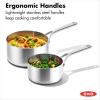 imageOXO Mira TriPly Stainless Steel 5QT Stock Pot with Lid Induction Multi Clad Dishwasher and Metal Utensil Safe15QT and 3QT Saucepan Set with Lids