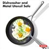 imageOXO Mira TriPly Stainless Steel Cookware 8quot and 10quot Frying Pan Skillet Set Ceramic Nonstick Interior Induction Multi Clad PFASFree Metal and Utensil Safe Dishwasher and Oven Safe8 and 10 Nonstick Ceramic Frying Pan Set