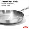 imageOXO Mira TriPly Stainless Steel Cookware 8quot and 10quot Frying Pan Skillet Set Ceramic Nonstick Interior Induction Multi Clad PFASFree Metal and Utensil Safe Dishwasher and Oven Safe8 and 10 Frying Pan Skillet Set