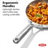 imageOXO Mira TriPly Stainless Steel Cookware 8quot and 10quot Frying Pan Skillet Set Ceramic Nonstick Interior Induction Multi Clad PFASFree Metal and Utensil Safe Dishwasher and Oven Safe10 Piece Cookware Pots and Pans Set