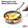 imageOXO Mira TriPly Stainless Steel Cookware 8quot and 10quot Frying Pan Skillet Set Ceramic Nonstick Interior Induction Multi Clad PFASFree Metal and Utensil Safe Dishwasher and Oven Safe8 and 10 Frying Pan Skillet Set