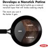 imageOXO Obsidian PreSeasoned Carbon Steel 8quot Frying Pan Skillet with Removable Silicone Handle Holder Induction Oven Safe 18 Liters Black10 Frying Pan Skillet