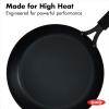 imageOXO Obsidian PreSeasoned Carbon Steel 8quot Frying Pan Skillet with Removable Silicone Handle Holder Induction Oven Safe 18 Liters Black12 Frying Pan Skillet