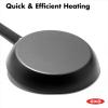 imageOXO Obsidian PreSeasoned Carbon Steel 8quot Frying Pan Skillet with Removable Silicone Handle Holder Induction Oven Safe 18 Liters Black8 Frying Pan Skillet