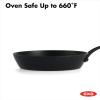 imageOXO Obsidian PreSeasoned Carbon Steel 8quot Frying Pan Skillet with Removable Silicone Handle Holder Induction Oven Safe 18 Liters Black8 Frying Pan Skillet