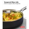 imageOXO Professional 5 Piece Cookware Pot ampamp Pans Set PFOA Free HardAnodized Ceramic Nonstick Coating Induction Compatible Dishwasher ampamp Oven Safe to 600F Stainless Steel Handles Glass Lids Black