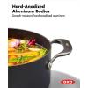 imageOXO Professional 5QT Stock Pot with Lid Hard Anodized Ceramic Nonstick Cookware PFASFree Stainless Steel Handles Induction Suitable Diamond Reinforced Coating Dishwasher and Oven Safe BlackBlack