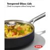 imageOXO Professional 5QT Stock Pot with Lid Hard Anodized Ceramic Nonstick Cookware PFASFree Stainless Steel Handles Induction Suitable Diamond Reinforced Coating Dishwasher and Oven Safe BlackBlack