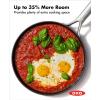 imageOXO Professional 8quot Frying Pan Skillet Hard Anodized Ceramic Nonstick Cookware PFASFree Induction Suitable Stainless Steel Handle Diamond Reinforced Coating Dishwasher Safe Oven Safe Black8 Frying Pan Skillet