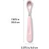 imageOXO Tot Feeding Spoon Set with Soft Silicone  Opal and BlossomOpal and Blossom