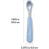 imageOXO Tot Feeding Spoon Set with Soft Silicone  Opal and BlossomOpal and Dusk