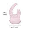 imageOXO Tot RollUp Bib  2 Pack  Drizzle and OpalDrizzleBlossom