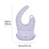 imageOXO Tot RollUp Bib  2 Pack  Drizzle and OpalLilacOpal