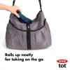 imageOXO Tot RollUp Bib  2 Pack  Drizzle and OpalNavyGray