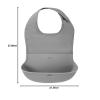 imageOXO Tot RollUp Bib  2 Pack  Drizzle and OpalTealGray