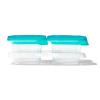 imageOXO Tot Silicone Baby Food Storage Container Set of Four 4oz Containers TealTeal