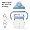 imageOXO Tot Transitions Soft Spout Sippy Cup with Removable Handles  6 oz  BlossomDusk