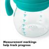 imageOXO Tot Transitions Soft Spout Sippy Cup with Removable Handles  6 oz  BlossomTeal