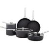 imageOXO Professional 10 Piece Cookware Pots and Pans Set Hard Anodized Ceramic Nonstick PFASFreeStainless Steel HandlesInductionSkilletsSauteDiamond Reinforced CoatingDishwasher ampamp Oven SafeBlackBlack