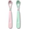 imageOXO Tot Feeding Spoon Set with Soft Silicone  Opal and BlossomOpal and Blossom