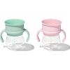 imageOXO Tot Transitions 360 Cup 6 oz with Handles  Opal and Blossom  2 packOpalBlossom