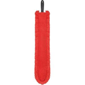 imageOXO Good Grips Under Appliance Microfiber Duster 4quot x 12quot x 3312quot h OrangeAppliance Microfiber Duster
