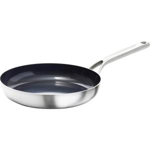 imageOXO Mira TriPly Stainless Steel PFASFree Nonstick 8quot Frying Pan Skillet Induction Multi Clad Dishwasher and Metal Utensil Safe10 Nonstick Frying Pan Skillet