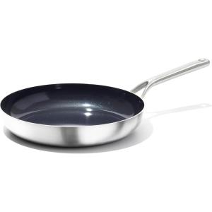 imageOXO Mira TriPly Stainless Steel PFASFree Nonstick 8quot Frying Pan Skillet Induction Multi Clad Dishwasher and Metal Utensil Safe8 Nonstick Frying Pan Skillet