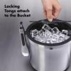 imageOXO 3107300 Steel Ice Bucket and Tongs Set