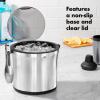 imageOXO 3107300 Steel Ice Bucket and Tongs Set